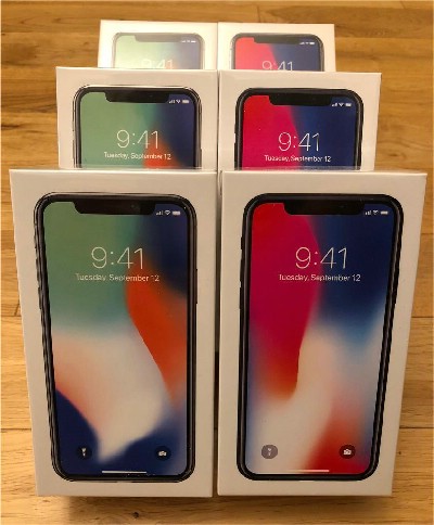 Apple iPhone X -  470 , iPhone 8 - 370